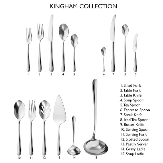 Robert Welch Kingham Silverware Sets Williams Sonoma