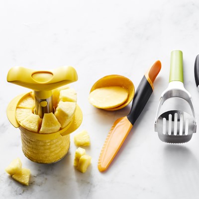 Stainless-Steel Pineapple Slicer & Dicer | Fruit Tools | Williams Sonoma