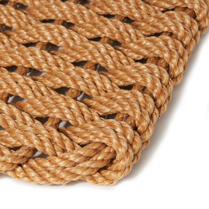 The Rope Co. Sand Indoor/Outdoor Handwoven Doormat