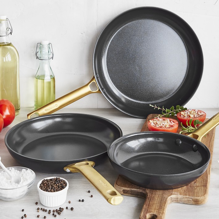  Our Place Cast Iron Always Pan, Premium Enameled, Toxin-Free  Surface, 10-inch 8-in-1 Multifunctional Cookware System, Lid, Handle  Covers, Heavy Duty Skillet, Oven & High Heat Safe