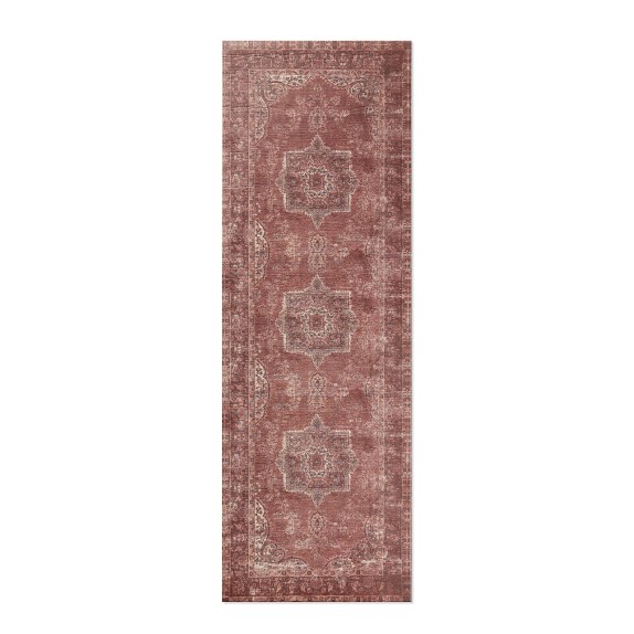 Williams Sonoma Faux Knotted Rug Comfort Mat, Red Williams Sonoma