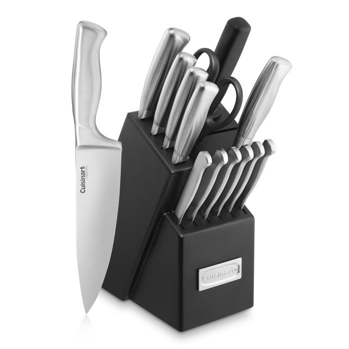 Williams Sonoma Cuisinart Triple Rivet Cutlery Block, Set of 15