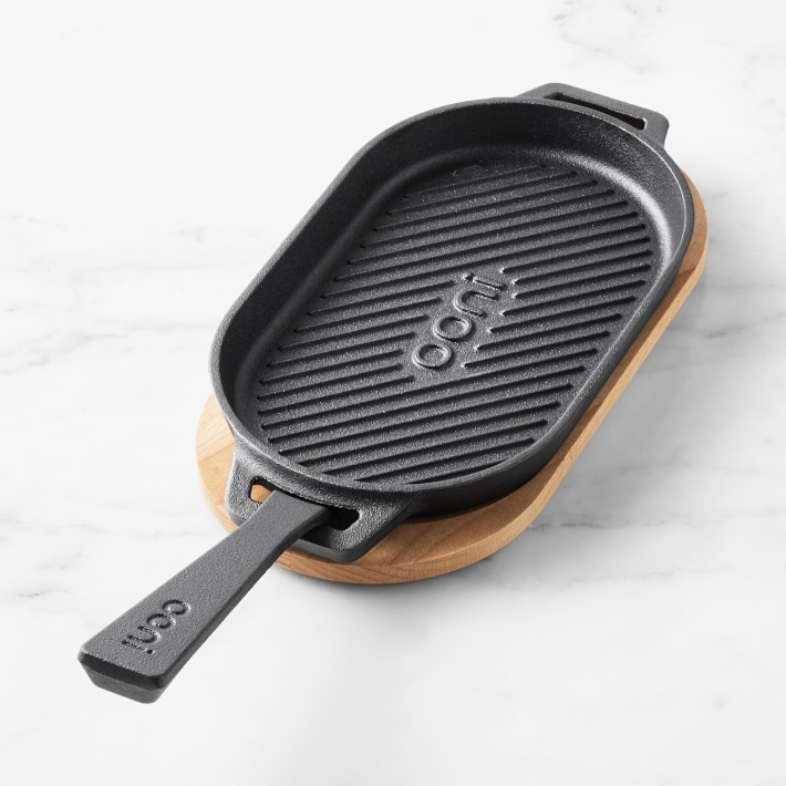 SHOP Ooni  cast iron SIZZLER Pan with Removable handle & thick