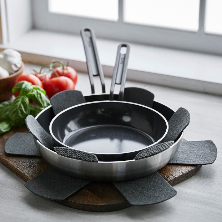 GreenPan™ Stanley Tucci™ Stainless-Steel Ceramic Nonstick Fry Pan