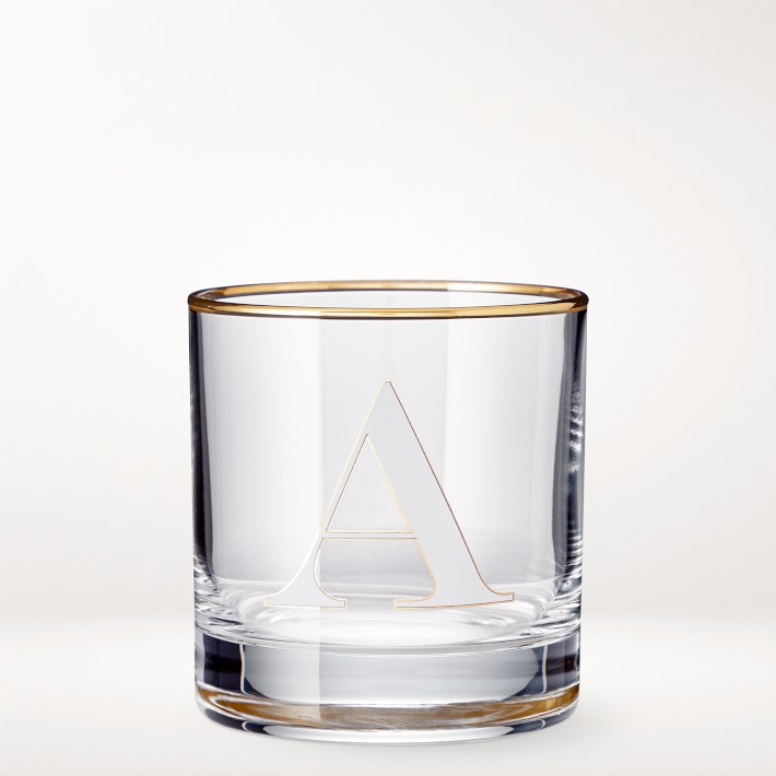Monogram Double Old-Fashioned Glass