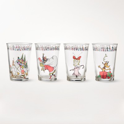 The Grinch™ Tumbler Drinking Glasses - Set of 4