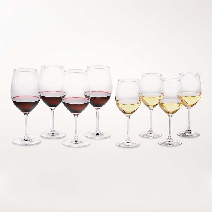 Engraved Riedel O' Happy Birthday Wine Glass Set of 4