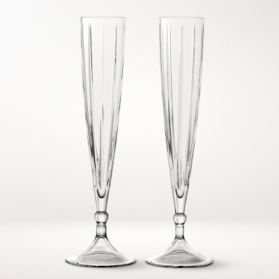 Dorset Toasting Champagne Flutes | Williams Sonoma