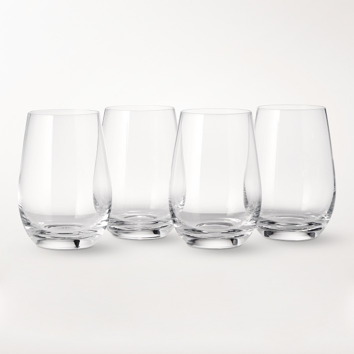 Dual Set of 2 Lead Free Crystal Espresso Glasses 5 oz.