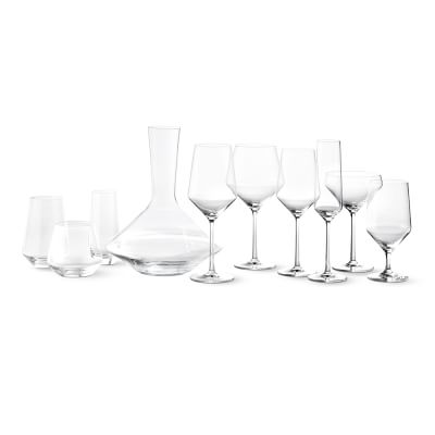 PG Stainless Steel Stem Wine Glass - Set of 4 - Mirror Finished - 18.5oz