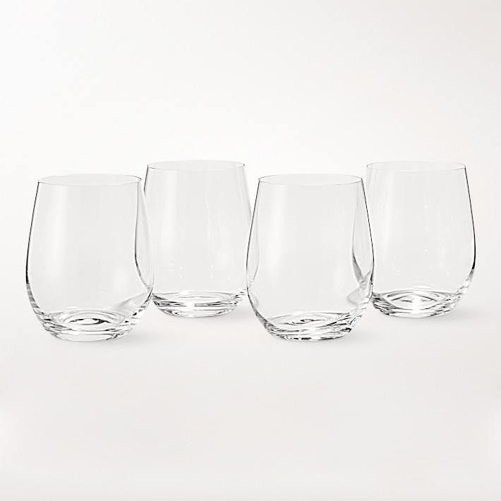 Williams Sonoma OPEN BOX: Riedel O Stemless Mixed Chardonnay & Cabernet Wine  Glasses, Pay-6 Get 8 Set