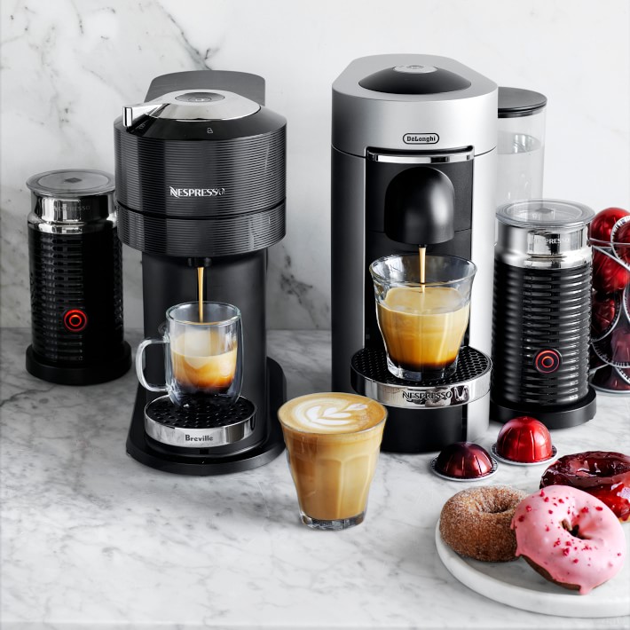 Nespresso Vertuo Next Coffee and Espresso Machine by Breville, Light Grey