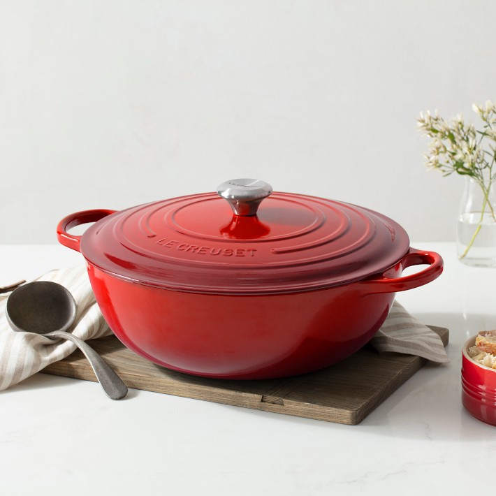 Le Creuset Dutch Oven, Second Choix, Enameled Cast Iron, Red