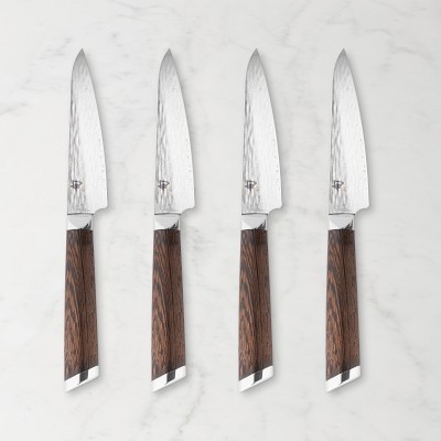 Essential Japanese Damascus Steel Steak Knife Set (Set of 8)