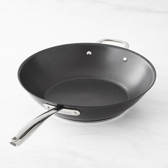 14-Inch Frying Pan Nonstick Cookware Aluminum with Helper Handle