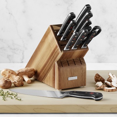 Williams Sonoma KitchenAid® Professional Acacia Knife Block