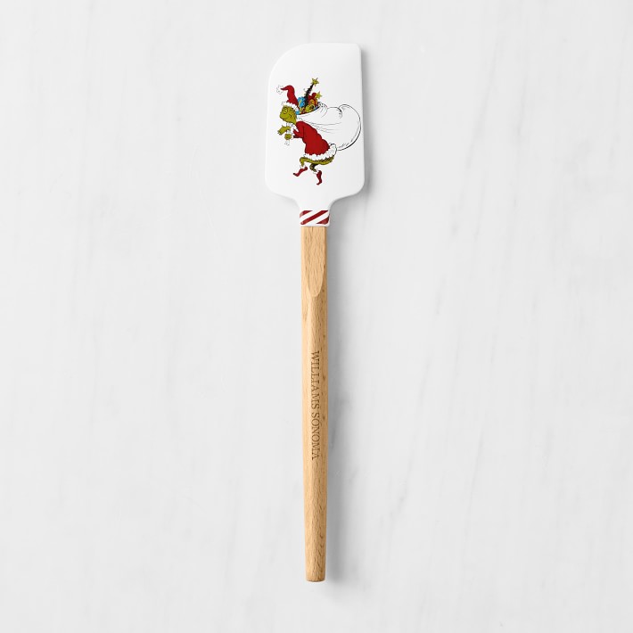 OXO - The OXO Small Silicone Spatula is ideal for small bowls and mixers!  This heat resistant (up to 600 F) Spatula is also dishwasher safe and safe  for non-stick cookware and