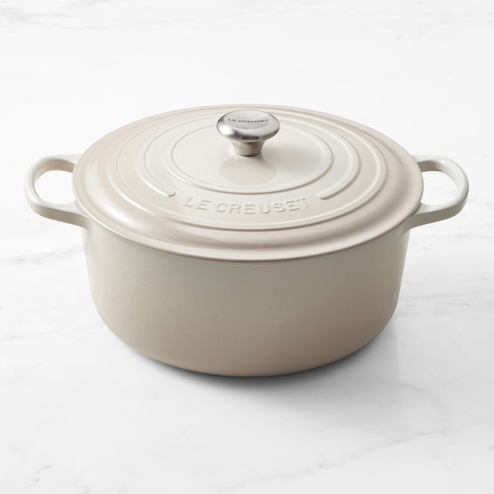 Le Creuset 9-Qt Cast Iron Round Dutch Oven - Meringue