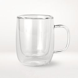 Double-Wall Glass Tall Coffee Mug