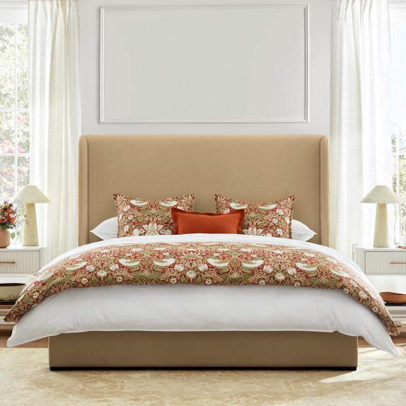 Williams Sonoma Home x Morris & Co. Strawberry Thief Duvet & Shams