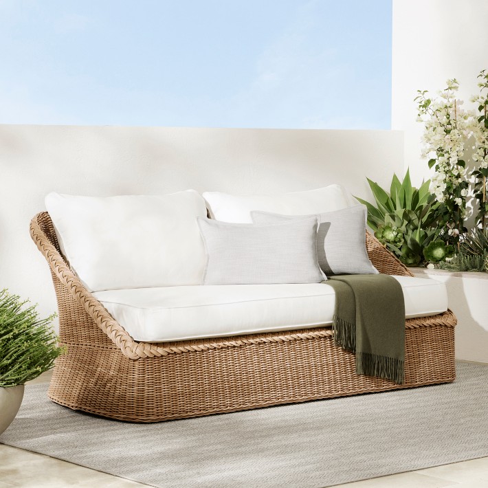 AERIN East Hampton Outdoor Sofa Williams Sonoma