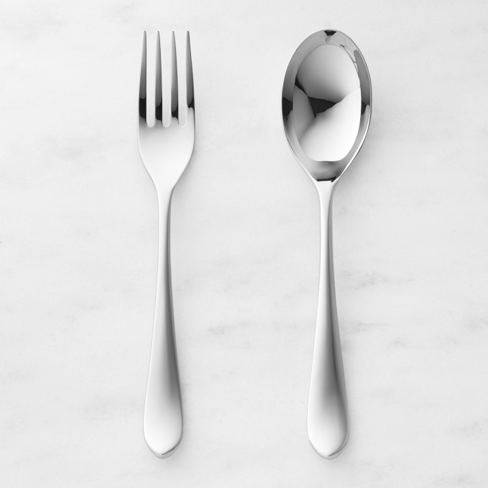 Robert Welch Flute Serving Set in Mirror