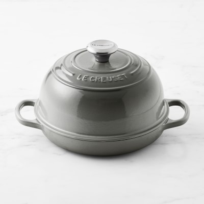 Williams-Sonoma - Winter 2021 - Le Creuset Enameled Cast Iron Soup Pot, 4  1/2-Qt., French Grey