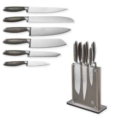 Schmidt Brothers Bonded Ash 7-Piece Knife Set