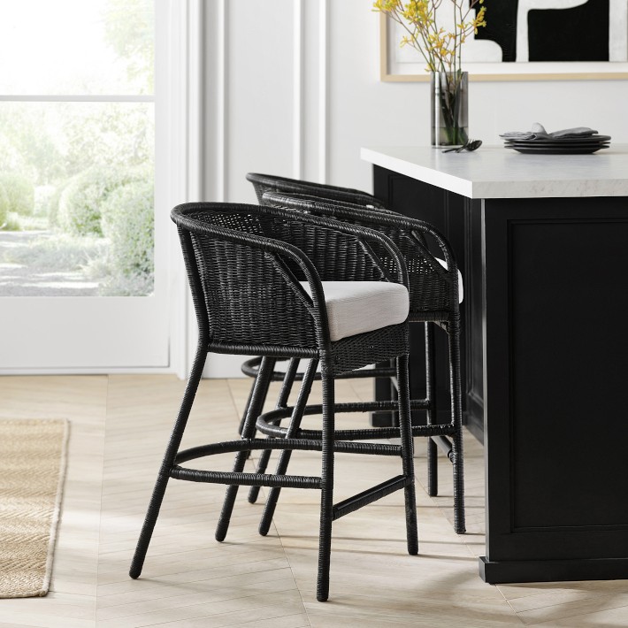 Basket weave deals bar stools