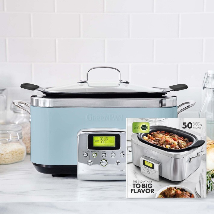 GreenPan™ Elite Slow Cooker + The Slow Way To Big Flavor Cookbook