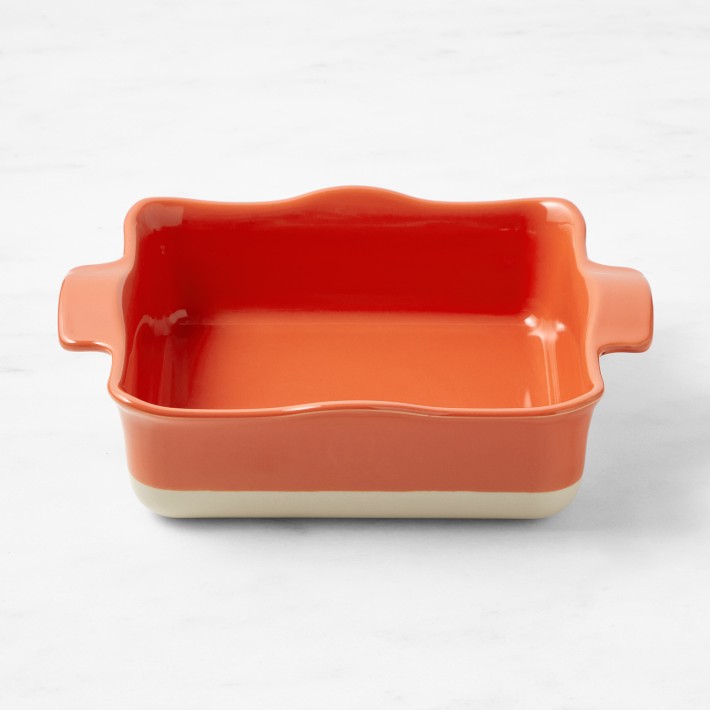 Emile Henry Ruffled Square Baking Pan