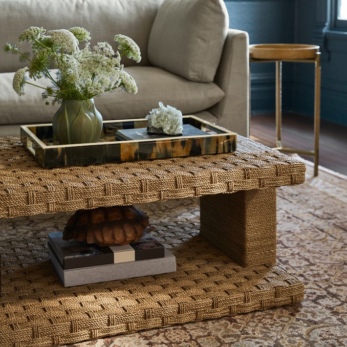 Lisbon Rectangular Coffee Table Williams Sonoma