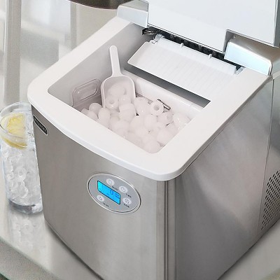 FREE VILLAGE Ice Makers Countertop Nugget Ice Cubes, Pebble Ice