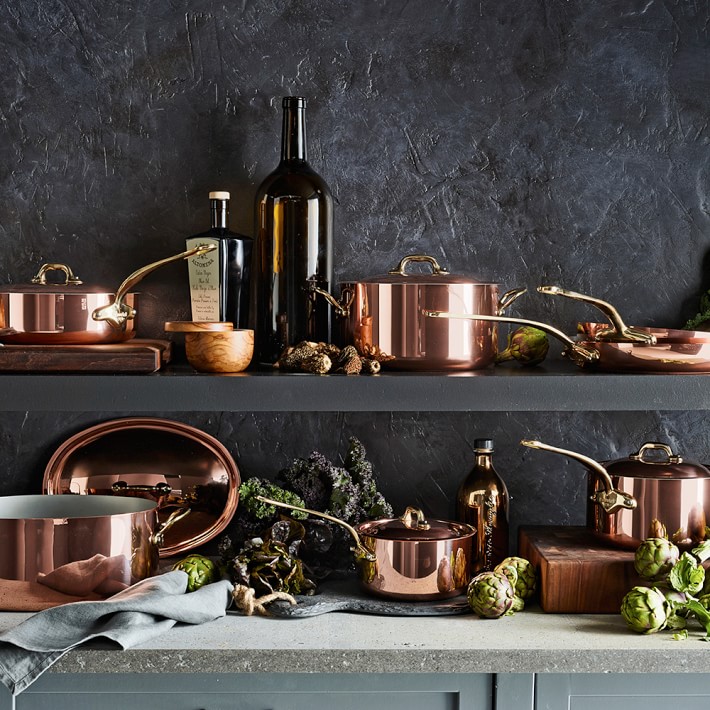 Mauviel M200B Copper Cookware Set - 12 Piece – Cutlery and More
