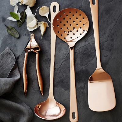 Williams Sonoma Mauviel Copper M'200 CI -Piece Cookware Set