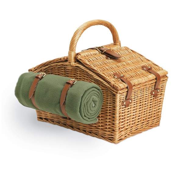 Sage Picnic Basket Williams Sonoma