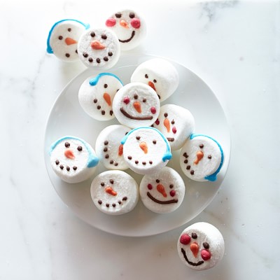 Marshmallow Snowman - Set of 12, Gourmet Candy
