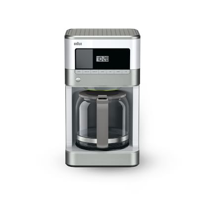 Braun KF6050WH BrewSense 12 Cup Drip Coffee Maker, White