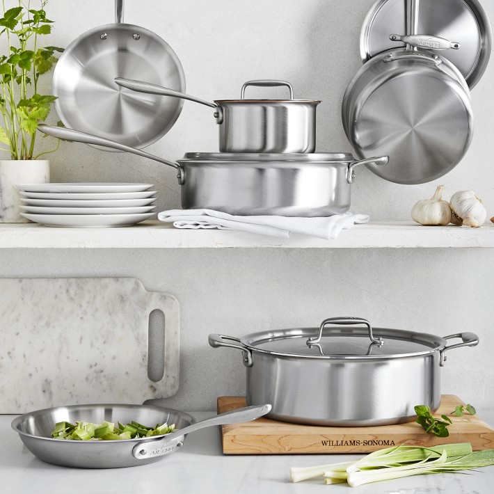 Zwilling Passion Cookware Set of 9 pieces - 5 pots - 4 lids Steel