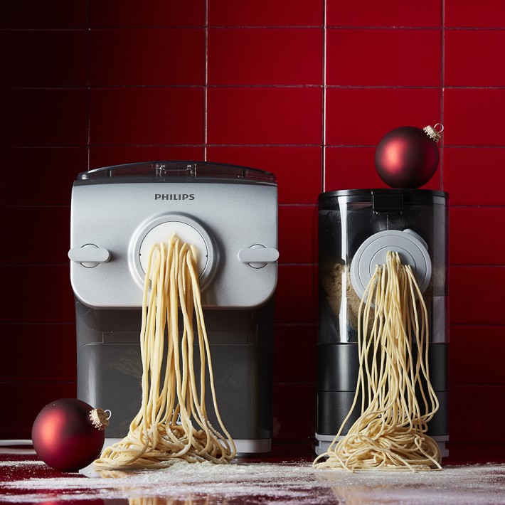  Philips Kitchen Appliances Compact Pasta and Noodle Maker, Viva  Collection, Comes with 3 Default Classic Pasta Shaping Discs, Fully  Automatic, Recipe Book, Small, White (HR2370/05)