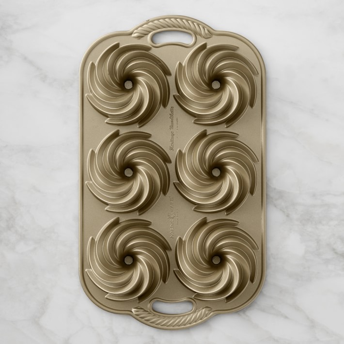Williams Sonoma Nordic Ware Art Deco Bundt® Cakelet Plaque