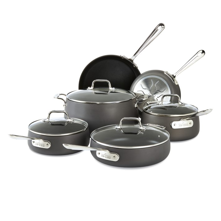 All-Clad HA1 Curated Hard-Anodized Non-Stick 10-Piece Cookware Set  11644916701