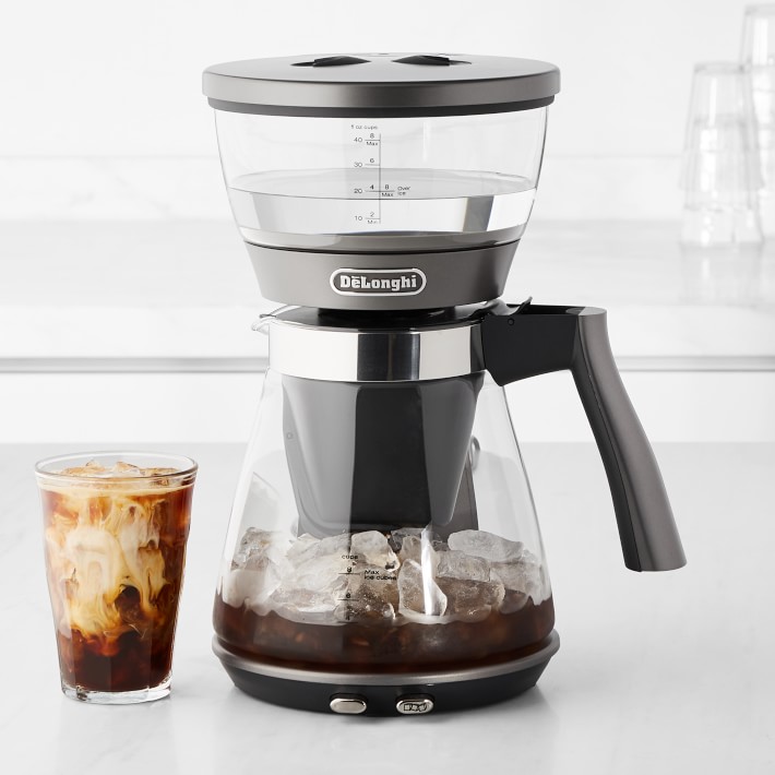 Wirsh Iced Coffee Maker, Instant Beverage Chiller Ready in One Minute, with Lid ,13 oz, Patented Design
