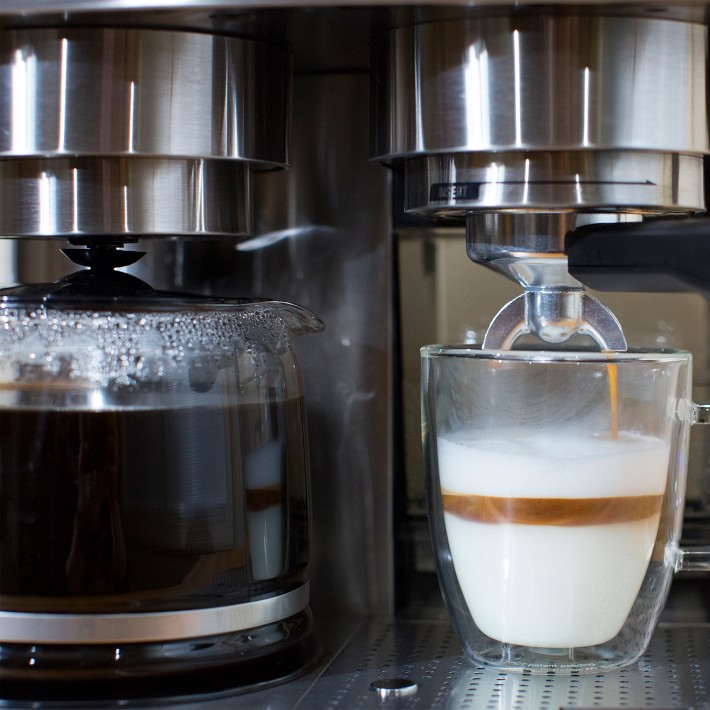 Combination Espresso Machine & 10-Cup Drip Coffeemaker