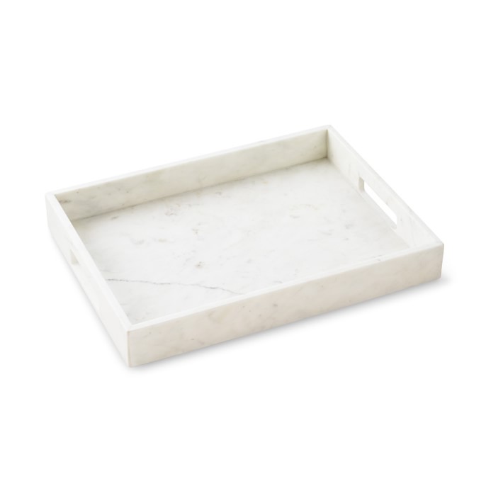 Tempa 40cm Emerson Marble Handled Rectangle Food Serving Tray