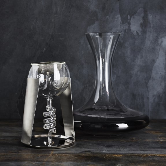 Twister Wine Aerator & Decanter with Stand Set Williams Sonoma