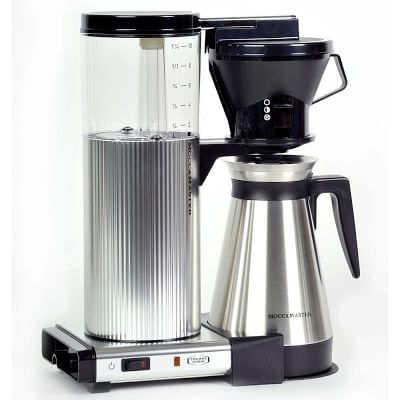 Technivorm Moccamaster 39340 CDT Grand Coffee Maker, 60 Ounce, Silver