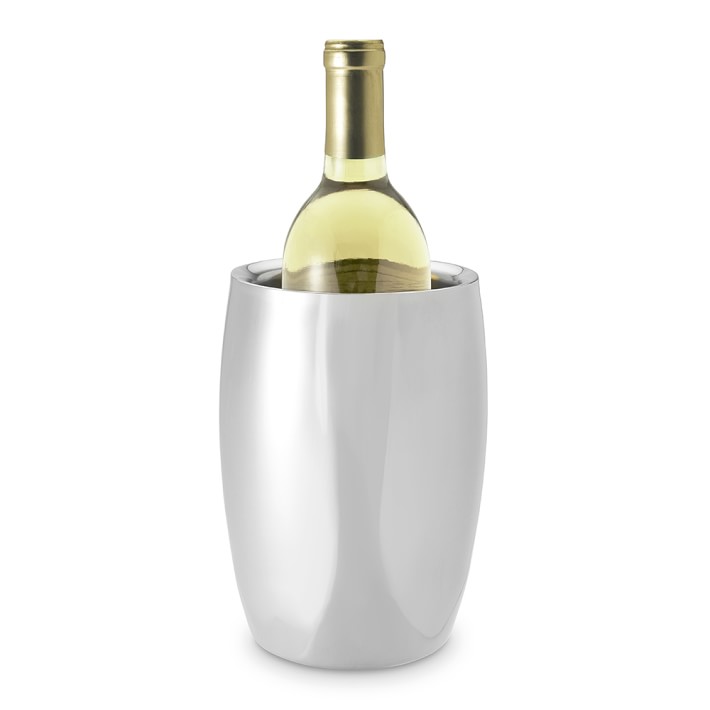 TANTUM Wine Bottle Chiller Bucket - Double Wall Insulated Wine/Champagne  Cooler - Keeps Wine & Champagne Cold - Fits All 750 ml Bottles - Party and