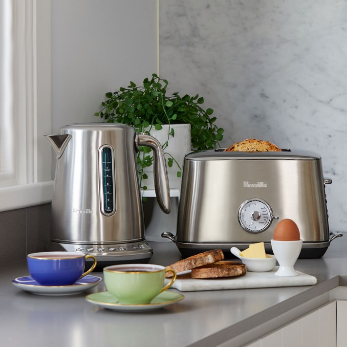 Breville - Smart Kettle Luxe -Brushed Stainless Steel BKE845 BSS-Works  Perfectly