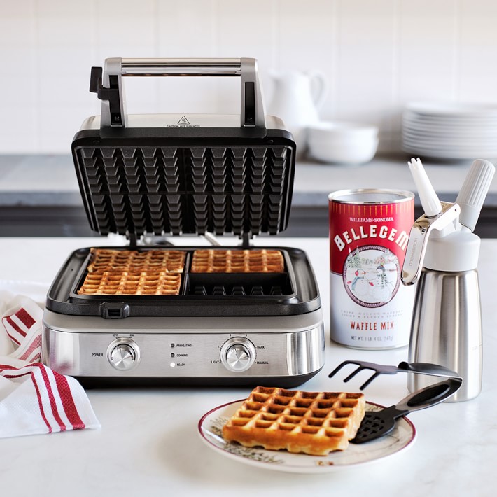 Breville The Smart 4 Slice, máquina inteligente para hacer waffles, Nuevo,  Acero inoxidable